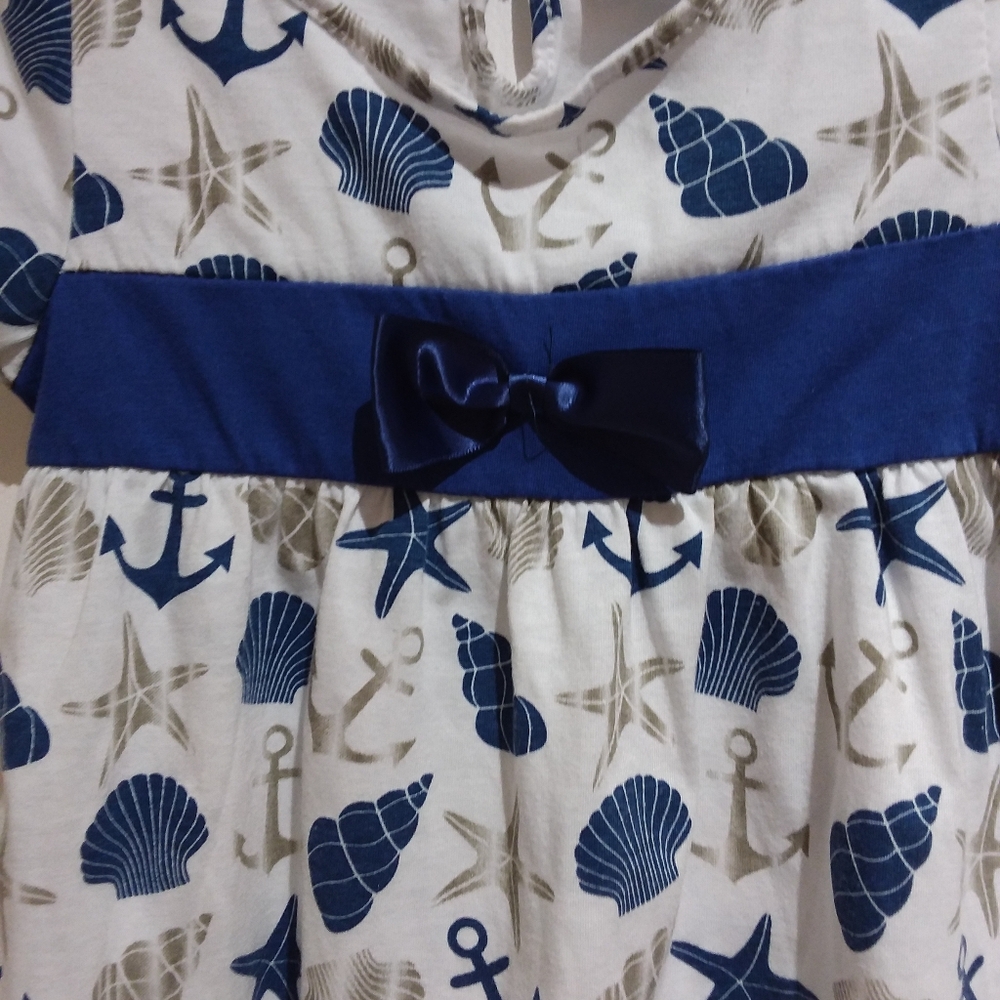 SWEET & SOFT Toddler Girls Nautical Dress - Picture 3 of 6